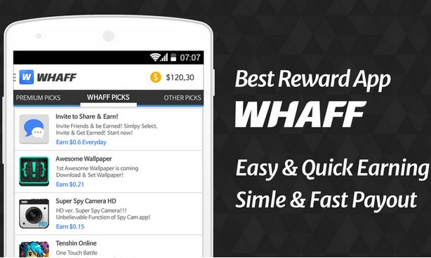 Aplikasi Penghasil Pulsa WHAFF Rewards
