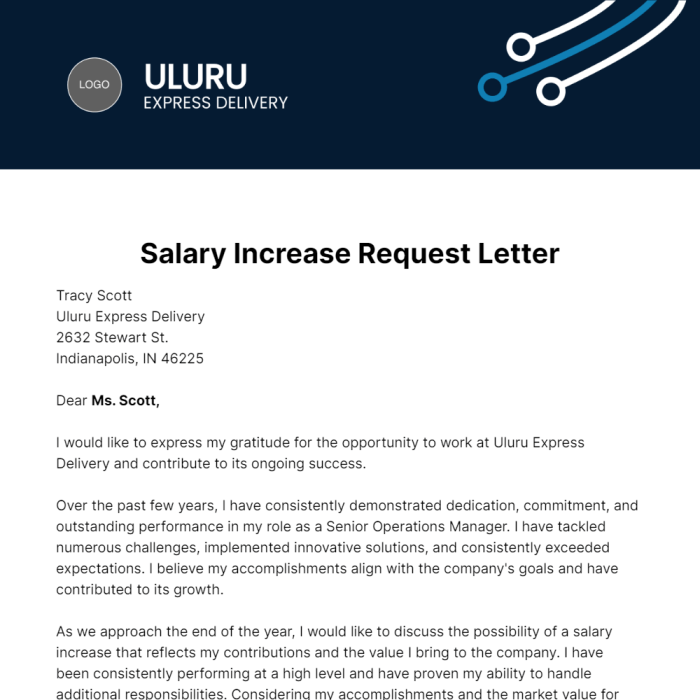 Salary Increase Request Letter Sample 5 Cara Meminta Kenaikan Gaji Kepada Atasan yang Elegan dan Disetujui.